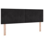 vidaXL Cap de pat LED cu butoane Negru 72 cm Catifea vidaXL Cap de pat LED cu butoane Negru 72 cm Catifea
