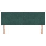 vidaXL Cap de pat LED tapițat cu butoane verde închis 72 cm catifea vidaXL Cap de pat LED tapițat cu butoane verde închis 72 cm catifea