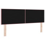 vidaXL Capitonat LED cu butoane capitonate Roz 72 cm Catifea