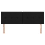 vidaXL Cap De Pat LED Negru, Cu Butoane și Matlasat, 80 cm, Din Material Textil. vidaXL Cap De Pat LED Negru, Cu Butoane și Matlasat, 80 cm, Din Material Textil.