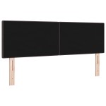 vidaXL Cap de pat LED tapițat, maro închis, 80 cm