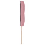 vidaXL Capitonat LED pentru pat Roz 80 cm Catifea