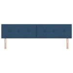 vidaXL Cap de pat LED cu buton moale albastru, 100 cm, țesătură vidaXL Cap de pat LED cu buton moale albastru, 100 cm, țesătură