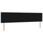 vidaXL Cap de pat LED cu buton moale albastru, 100 cm, țesătură vidaXL Cap de pat LED cu buton moale albastru, 100 cm, țesătură