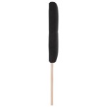 vidaXL Tăblie cap cu lumini cu bandă LED Negru 100 cm Catifea