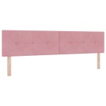 Tăblie LED vidaXL cu butoane capitonate roz 100 cm din catifea Tăblie LED vidaXL cu butoane capitonate roz 100 cm din catifea