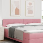 Tăblie LED vidaXL cu butoane capitonate roz 100 cm din catifea Tăblie LED vidaXL cu butoane capitonate roz 100 cm din catifea