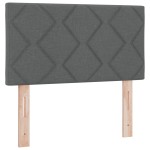 Cap de Pat LED vidaXL cu design de blocuri de diamant gri închis 80 cm țesătură Cap de Pat LED vidaXL cu design de blocuri de diamant gri închis 80 cm țesătură