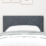 vidaXL Tête de lit LED, design blocuri de diamant, gri închis, 80 cm, velur vidaXL Tête de lit LED, design blocuri de diamant, gri închis, 80 cm, velur