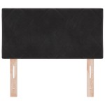 vidaXL Cap de Pat LED design blocuri de diamant negru 80 cm vidaXL Cap de Pat LED design blocuri de diamant negru 80 cm
