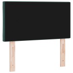 vidaXL Tăblie LED cu lumini cu bandă LED Verde închis 80 cm Catifea