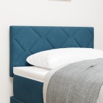 vidaXL Tăblie LED cu lumini cu bandă LED Albastru închis 80 cm Catifea vidaXL Tăblie LED cu lumini cu bandă LED Albastru închis 80 cm Catifea