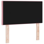 vidaXL Tăblie LED cu lumini cu bandă LED Geometric Roz 80 cm Catifea vidaXL Tăblie LED cu lumini cu bandă LED Geometric Roz 80 cm Catifea