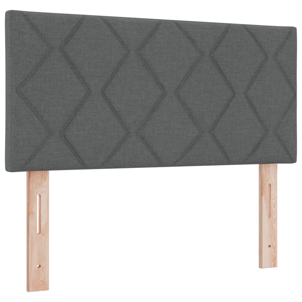 Capitol LED vidaXL Design Blocuri Diamant Gri Închis 90 cm Țesătură