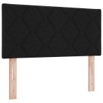 Cap de pat LED vidaXL cu design de blocuri diamantate Negru 90 cm Țesătură Cap de pat LED vidaXL cu design de blocuri diamantate Negru 90 cm Țesătură