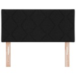 Cap de pat LED vidaXL cu design de blocuri diamantate Negru 90 cm Țesătură Cap de pat LED vidaXL cu design de blocuri diamantate Negru 90 cm Țesătură