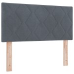 vidaXL <strong>Cap de Pat LED cu Blocuri de Diamant</strong> în gri închis, de 90 cm, din catifea. vidaXL <strong>Cap de Pat LED cu Blocuri de Diamant</strong> în gri închis, de 90 cm, din catifea.
