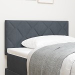 vidaXL <strong>Cap de Pat LED cu Blocuri de Diamant</strong> în gri închis, de 90 cm, din catifea. vidaXL <strong>Cap de Pat LED cu Blocuri de Diamant</strong> în gri închis, de 90 cm, din catifea.