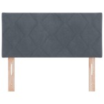 vidaXL <strong>Cap de Pat LED cu Blocuri de Diamant</strong> în gri închis, de 90 cm, din catifea. vidaXL <strong>Cap de Pat LED cu Blocuri de Diamant</strong> în gri închis, de 90 cm, din catifea.