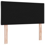 vidaXL Tăblie LED cu lumini cu bandă LED Geometric Negru 90 cm Catifea vidaXL Tăblie LED cu lumini cu bandă LED Geometric Negru 90 cm Catifea