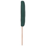 vidaXL Tăblie LED cu lumini cu bandă LED Verde închis 90 cm Catifea