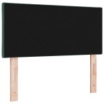 vidaXL Tăblie LED cu lumini cu bandă LED Verde închis 90 cm Catifea