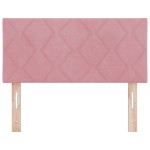 vidaXL Cap de pat LED design blocuri de diamant roz 90 cm vidaXL Cap de pat LED design blocuri de diamant roz 90 cm