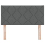 Tăblie LED vidaXL Design blocuri în formă de diamant gri închis 100 cm țesătură Tăblie LED vidaXL Design blocuri în formă de diamant gri închis 100 cm țesătură
