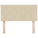 vidaXL Cap de pat LED design blocuri de diamant crem 100 cm tapițat vidaXL Cap de pat LED design blocuri de diamant crem 100 cm tapițat