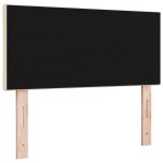 vidaXL Cap de pat LED design blocuri de diamant crem 100 cm tapițat vidaXL Cap de pat LED design blocuri de diamant crem 100 cm tapițat