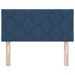 Cap headboard LED albastru cu design de blocuri de diamant, 100 cm din material textil Cap headboard LED albastru cu design de blocuri de diamant, 100 cm din material textil