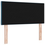 vidaXL Cap de Pat LED cu Design Diamond, Albastru Întunecat, 100 cm, din Catifea vidaXL Cap de Pat LED cu Design Diamond, Albastru Întunecat, 100 cm, din Catifea