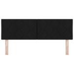 Capitol LED vidaXL cu Design Blocuri Rombice Negru 144 cm Țesătură