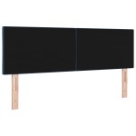Tăblie LED vidaXL cu Design Blocuri de Diamant Albastră 144 cm Țesătură