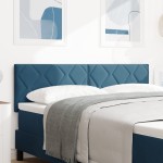 vidaXL Cap de pat LED cu design de blocuri de diamant, albastru închis, 144 cm vidaXL Cap de pat LED cu design de blocuri de diamant, albastru închis, 144 cm