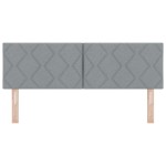 Cap de Pat LED vidaXL cu Blocuri de Diamante Gri deschis 160 cm Țesătură Cap de Pat LED vidaXL cu Blocuri de Diamante Gri deschis 160 cm Țesătură