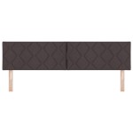 Cap de pat LED vidaXL cu design blocuri diamant maron închis 180 cm țesătură Cap de pat LED vidaXL cu design blocuri diamant maron închis 180 cm țesătură