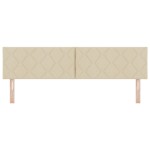Cap de Pat LED vidaXL Design Geometric Crem 180 cm Țesătură Cap de Pat LED vidaXL Design Geometric Crem 180 cm Țesătură