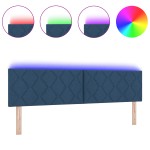 Tăblie LED vidaXL Design cu Blocuri Diamantate Albastru 180 cm Țesătură Tăblie LED vidaXL Design cu Blocuri Diamantate Albastru 180 cm Țesătură