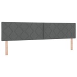 Cap de pat LED vidaXL Design în blocuri de diamant Gri închis 200 cm Tapițerie Cap de pat LED vidaXL Design în blocuri de diamant Gri închis 200 cm Tapițerie