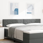 Cap de pat LED vidaXL Design în blocuri de diamant Gri închis 200 cm Tapițerie Cap de pat LED vidaXL Design în blocuri de diamant Gri închis 200 cm Tapițerie