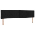 Cap de pat LED vidaXL cu design în blocuri de diamant negru 200 cm țesătură Cap de pat LED vidaXL cu design în blocuri de diamant negru 200 cm țesătură