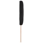 vidaXL Tăblie LED cu lumini cu bandă LED Manual Negru 200 cm Catifea