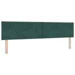 vidaXL Cap de pat LED design cu blocuri de diamante, verde închis, 200 cm din catifea vidaXL Cap de pat LED design cu blocuri de diamante, verde închis, 200 cm din catifea