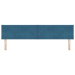 vidaXL Cap de pat LED Design cu blocuri de diamant Albastru închis 200 cm Catifea vidaXL Cap de pat LED Design cu blocuri de diamant Albastru închis 200 cm Catifea