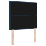 vidaXL Headboard cu LED Design Linii Albastre 90 cm Țesătură