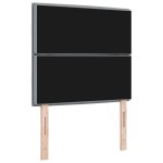 vidaXL Capitonat LED Design Linii Gri Deschis 100 cm Țesătură