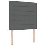 vidaXL Cap de pat LED Design Linii Gri închis 100 cm Țesătură vidaXL Cap de pat LED Design Linii Gri închis 100 cm Țesătură