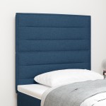 vidaXL Tăblie LED cu lumini cu bandă LED albastru 100 cm țesătură vidaXL Tăblie LED cu lumini cu bandă LED albastru 100 cm țesătură
