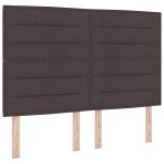 vidaXL Capitonnaj LED Design Linii Maro închis 72 cm Țesătură